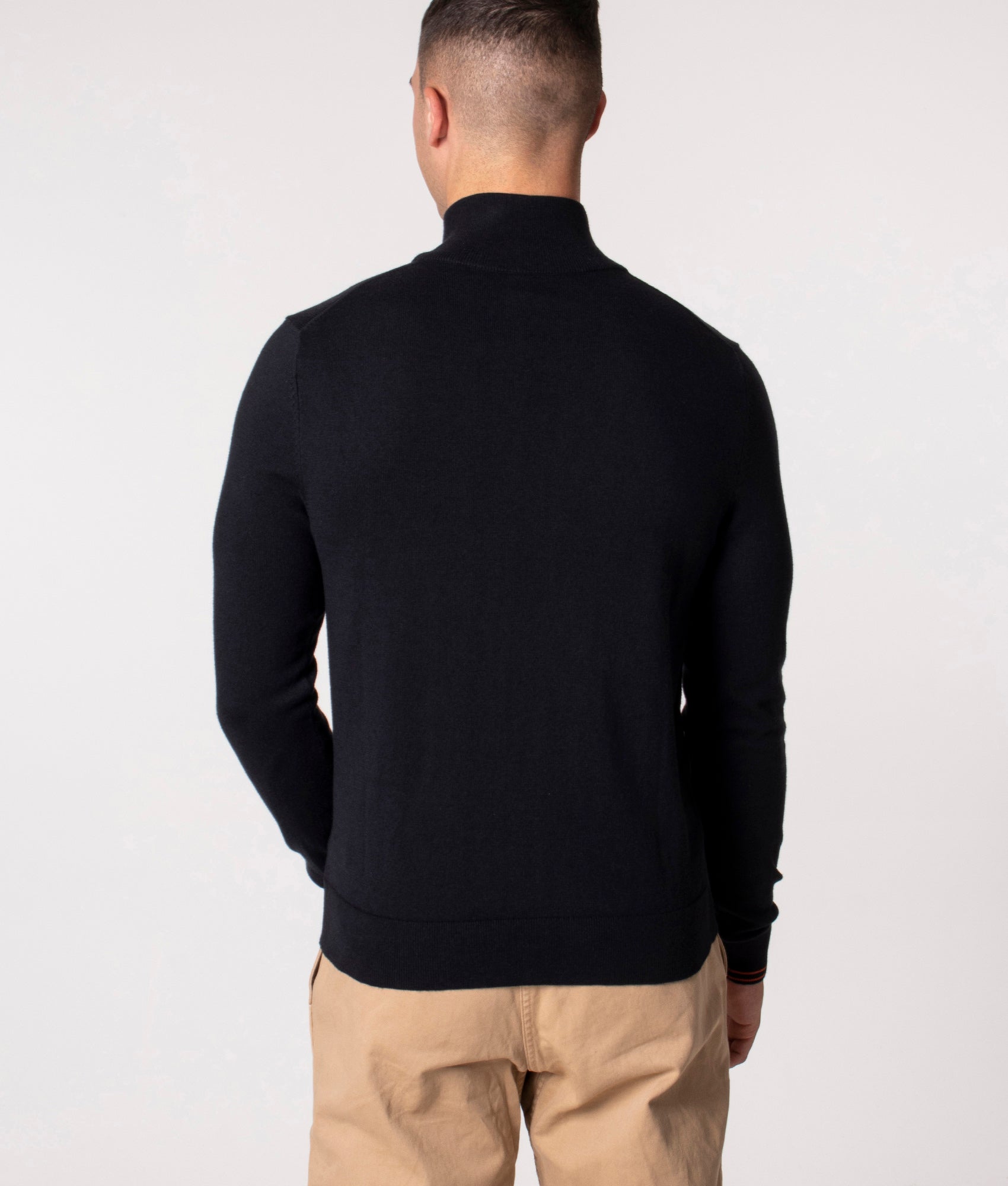 Quarter-Zip-Zebra-Badge-Sweatshirt-Black-PS-Paul-Smith-EQVVS