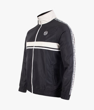 Luigi Track Top Black and White Sergio Tacchini EQVVS