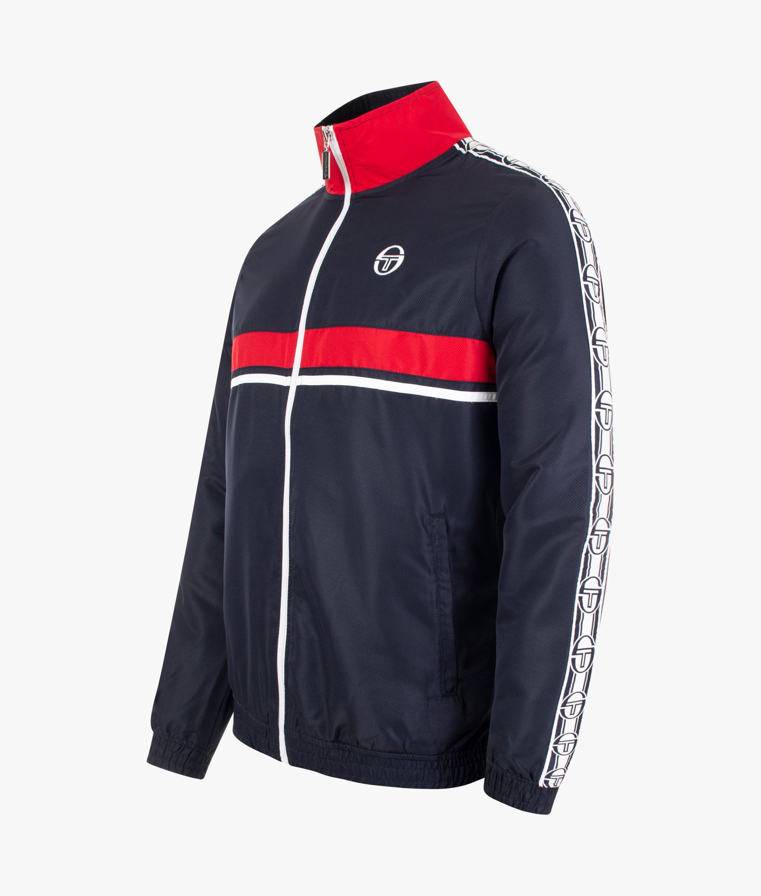 Luigi Track Top Navy Red and White Sergio Tacchini EQVVS