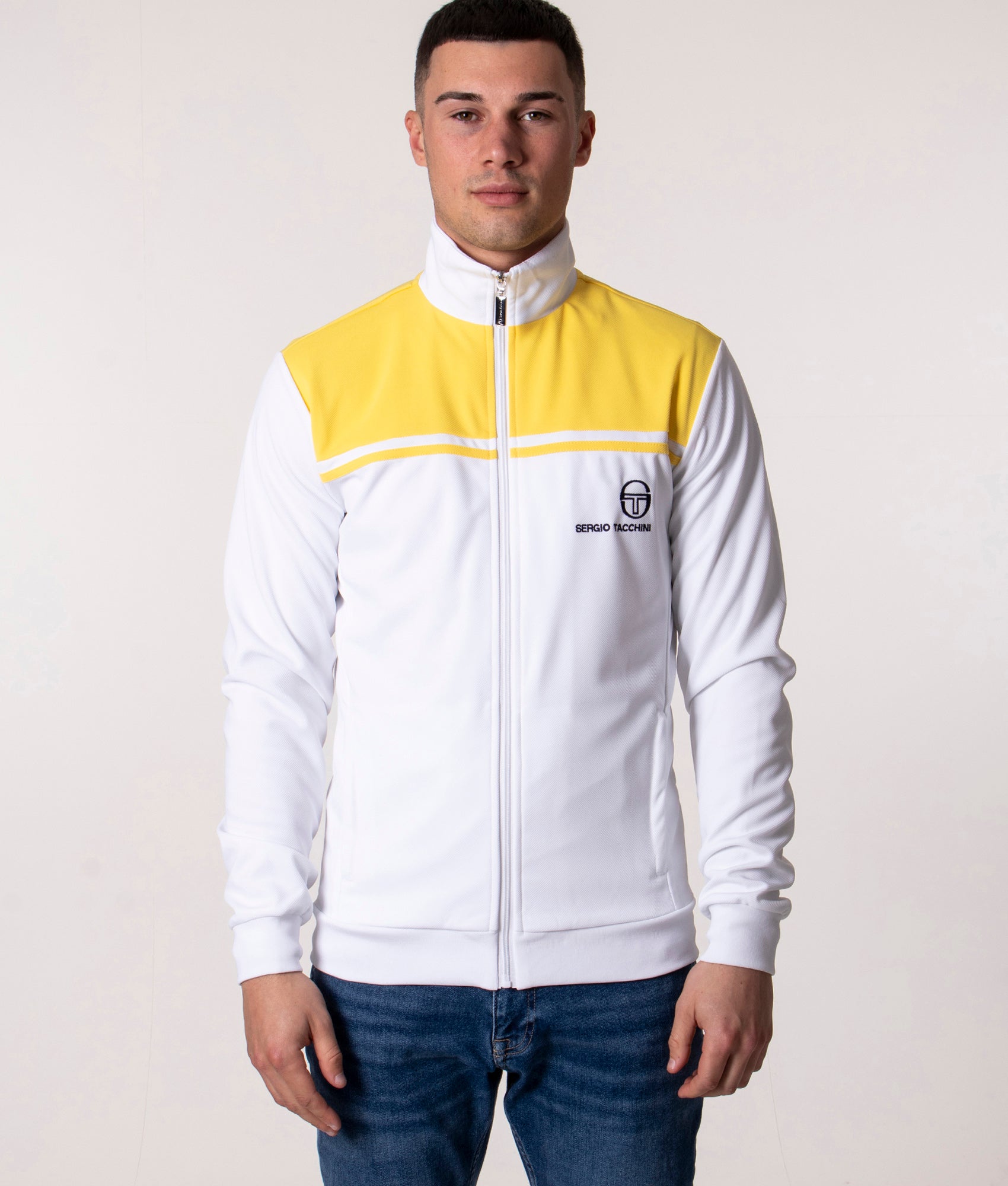 New-Young-Line-Track-Top-White/Lemon-Drop-Sergio-Tacchini-EQVVS