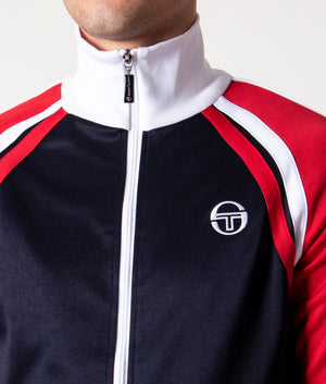 Relaxed-Fit-Ghibli-Track-Top-Night-Sky/White/Tango-Red-Sergio-Tacchini-EQVVS
