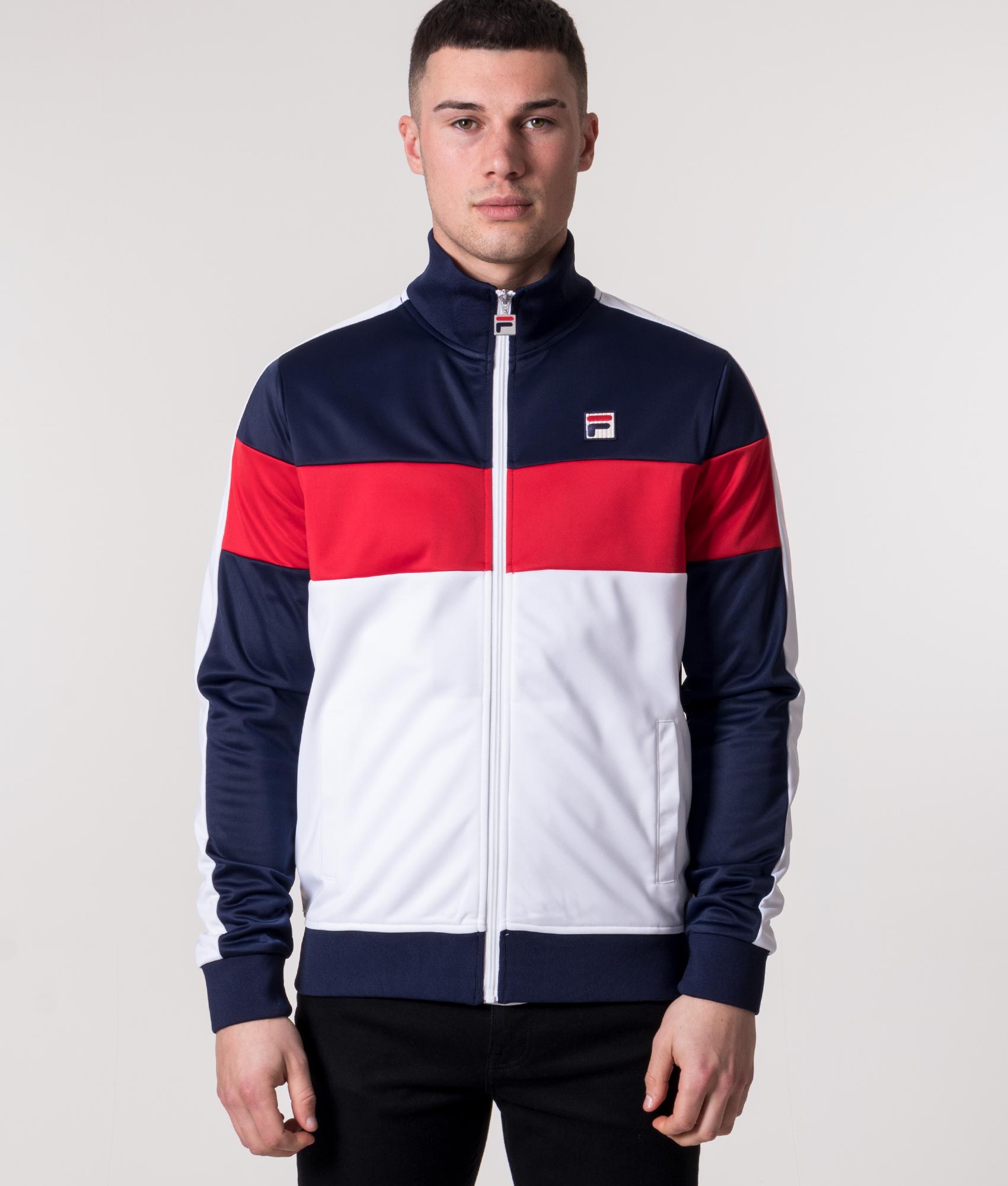 Assembly-Colour-Blocked-Track-Top-Fila-Navy/White/Fila-Red-FILA-EQVVS