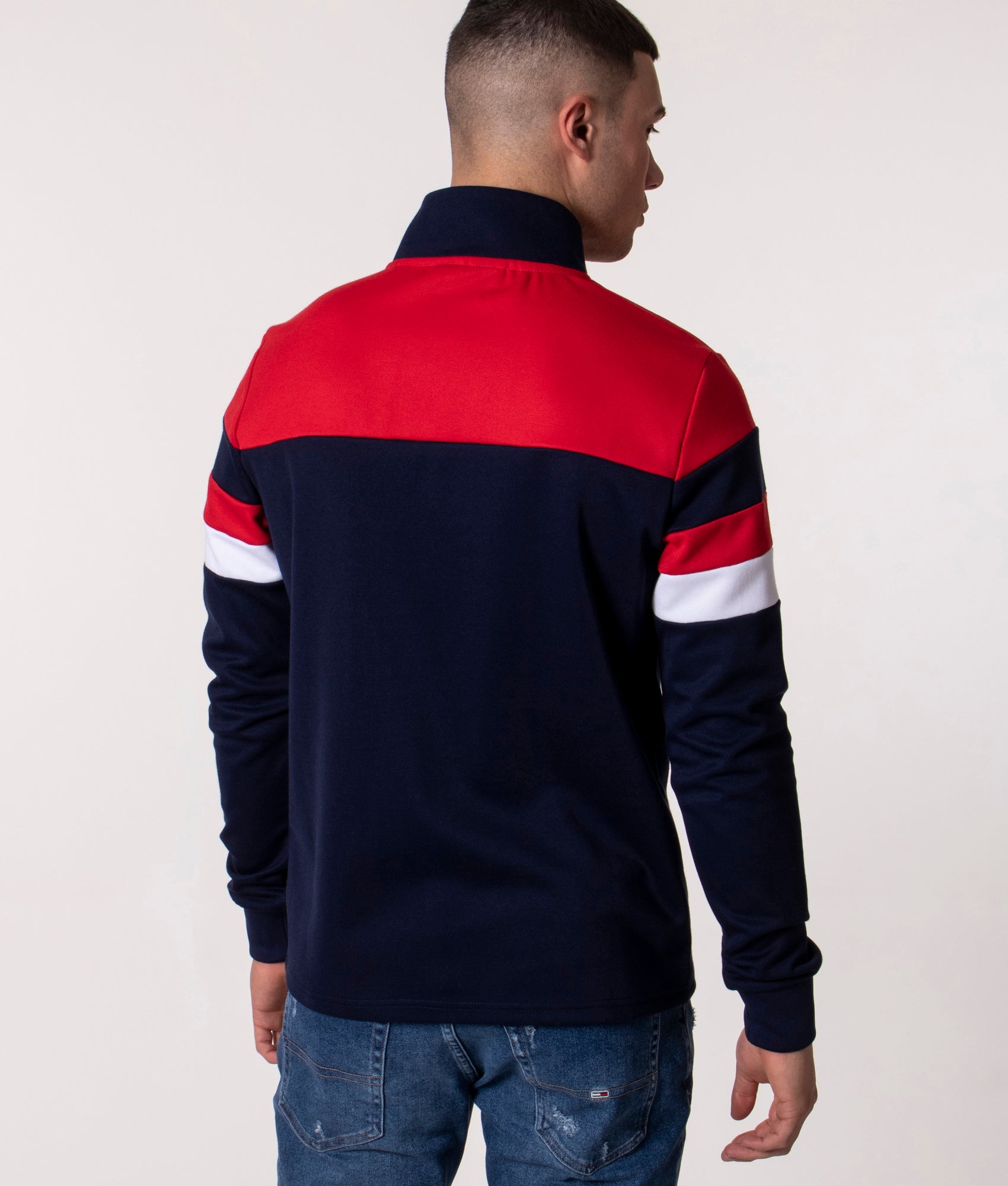 Quarter-Zip-Netpoint-Cycle-Sweatshirt-Peacoat/Chinese-Red/White-FILA-EQVVS