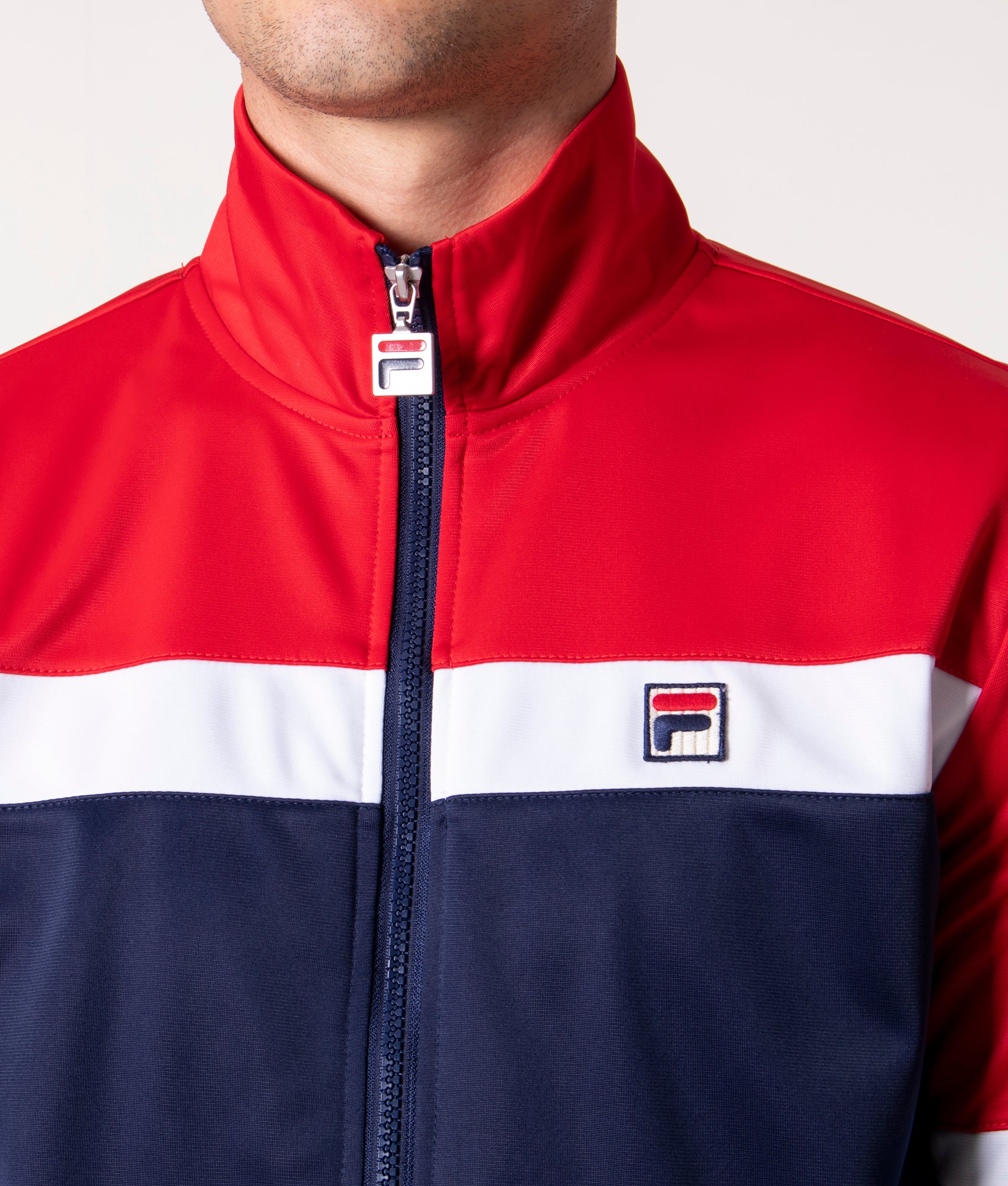 Courto-MK2-Track-Top-Peacoat/Chinese-Red/White-FILA-EQVVS