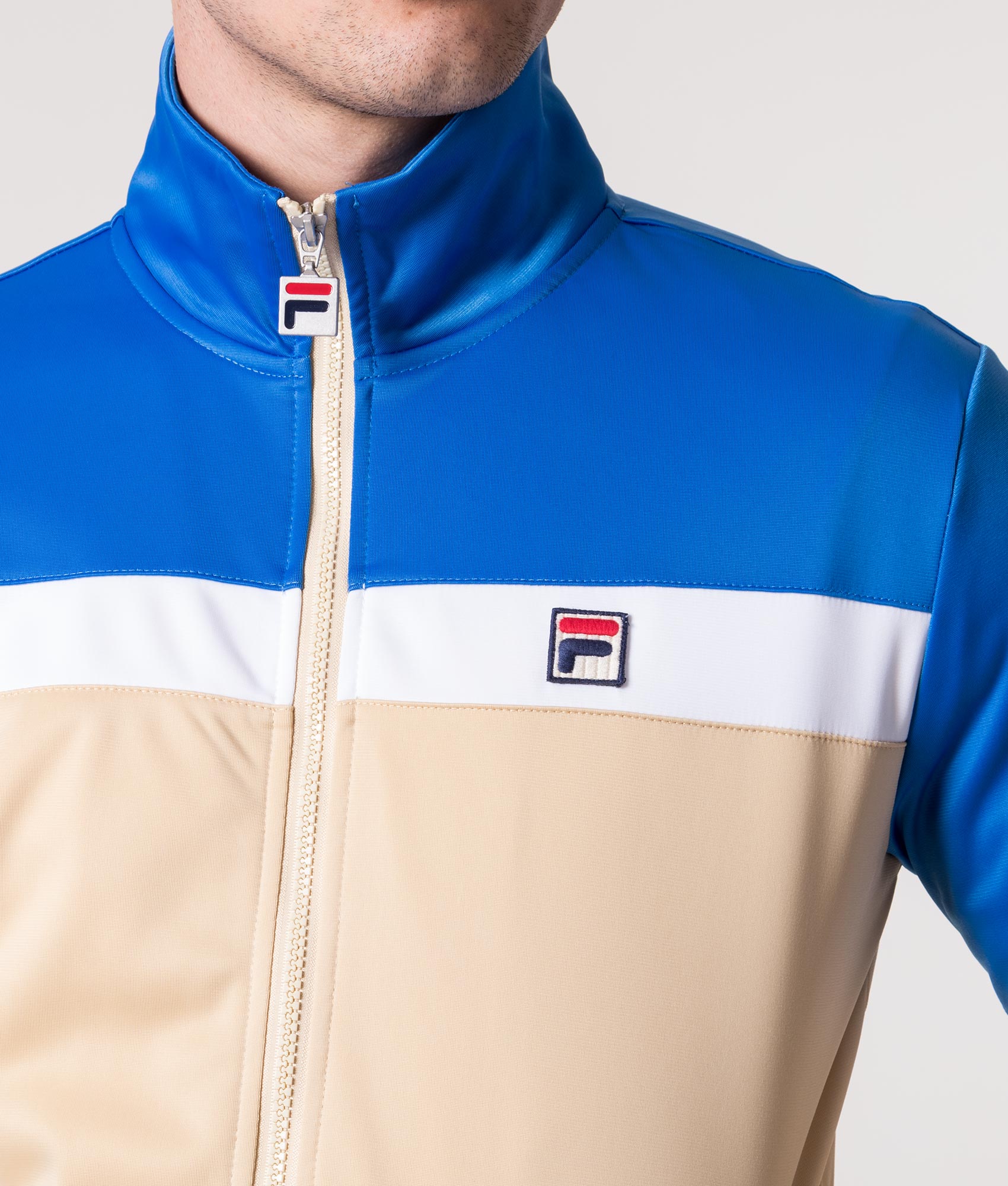 Courto-MK2-Track-Top-Boulder/Strong-Blue/White-FILA-EQVV