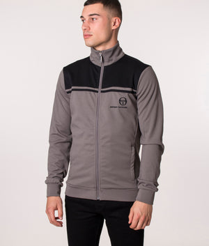 New-Young-Line-Track-Top-Charcoal-Grey/Black-Sergio-Tacchini-EQVVS