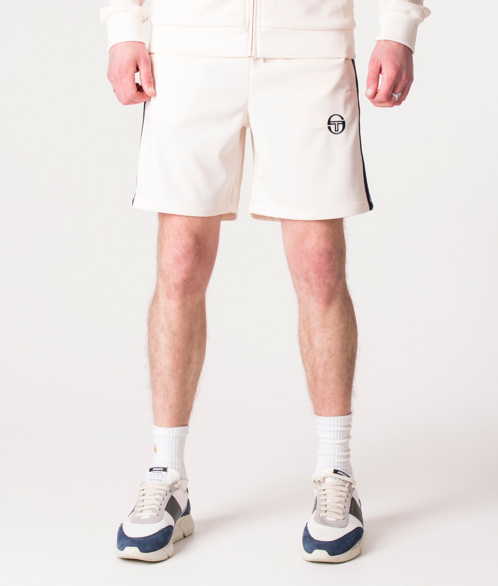 Regular-Fit-Pietrapertosa-Shorts-Sergio-Buttercream/Maritime-Blue-Tacchini-EQVVS