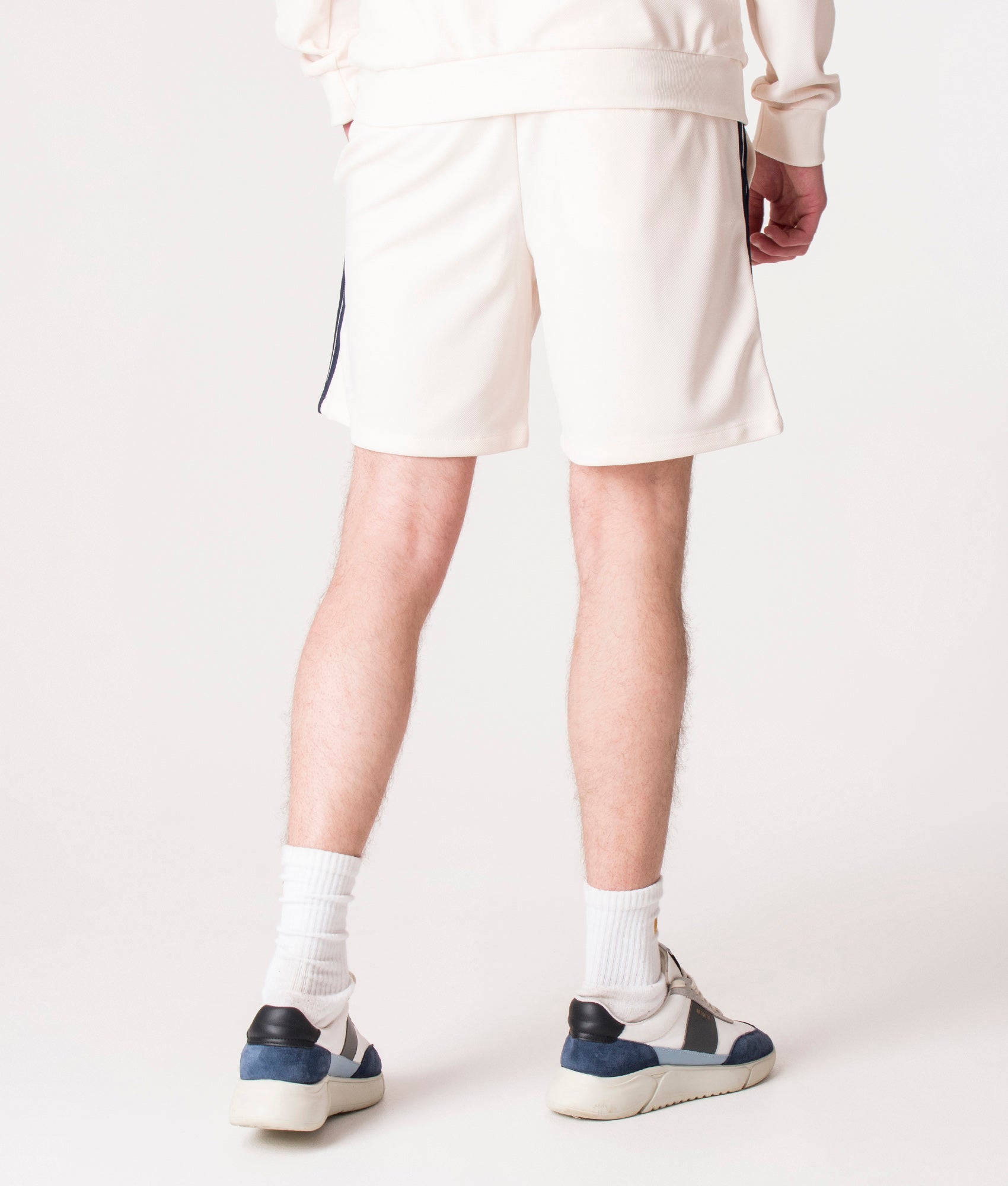 Regular-Fit-Pietrapertosa-Shorts-Sergio-Buttercream/Maritime-Blue-Tacchini-EQVVS