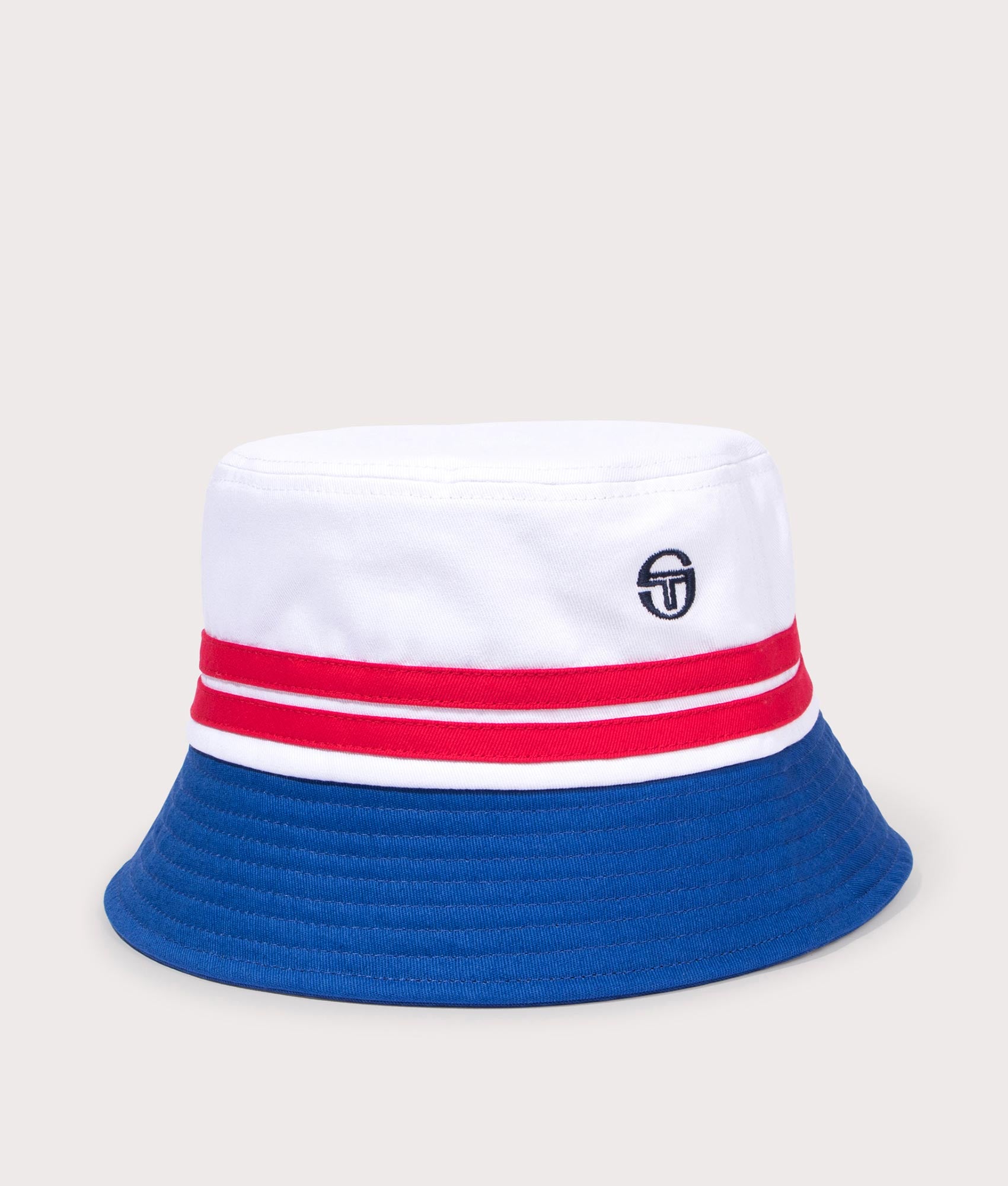Stonewoods-Bucket-Hat-White/Strong-Blue-Sergio-Tacchini-EQVVS