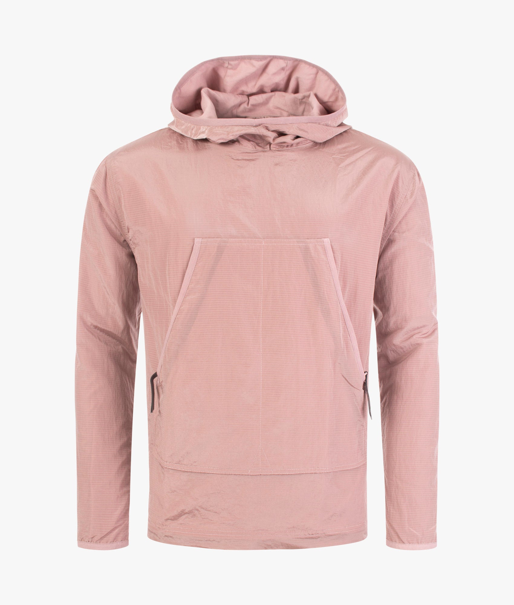 Ripstop-Nylon-Overhead-Jacket-Pink-Pretty-Green-EQVVS