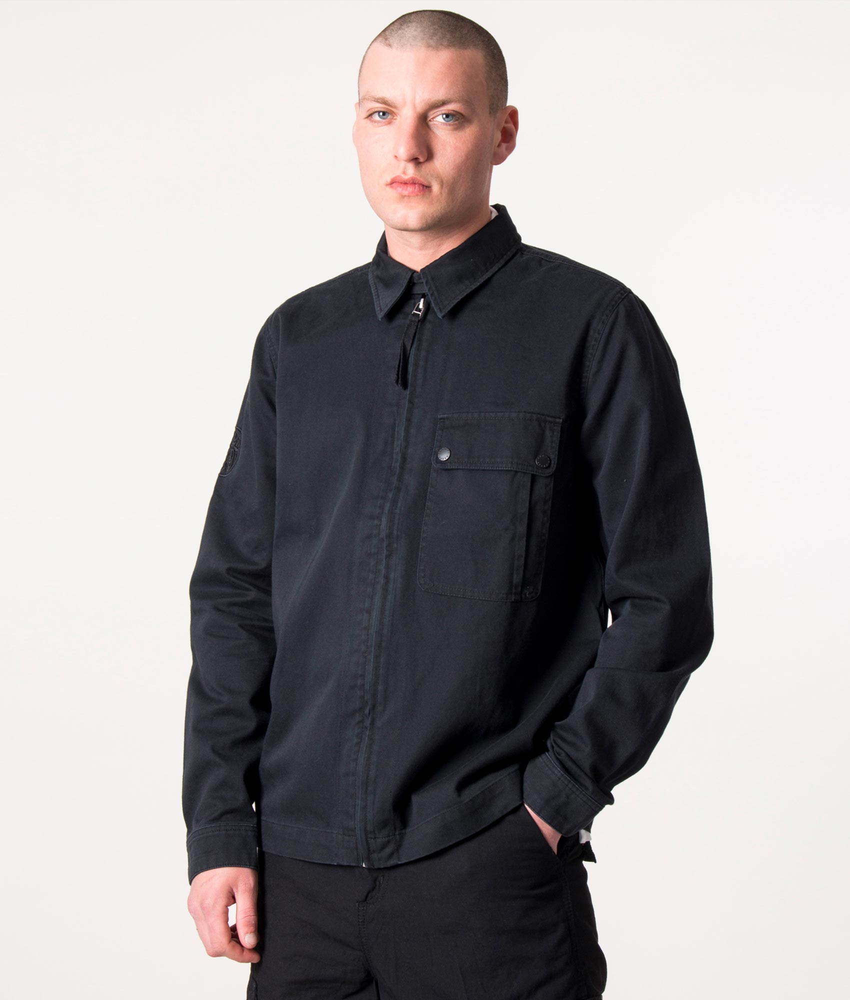 Connor-Overshirt-Black-Pretty-Green-EQVVS