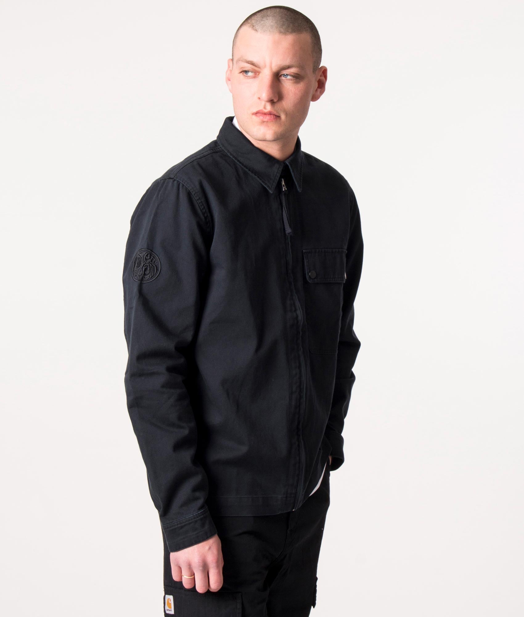 Connor-Overshirt-Black-Pretty-Green-EQVVS