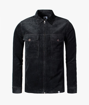 Cord-Zip-Through-Overshirt-Black-Pretty-Green-EQVVS