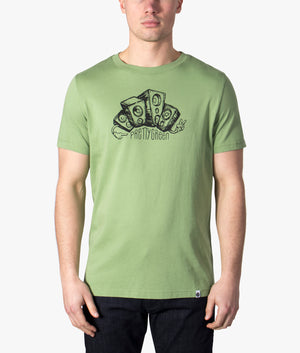 Speaker-Sketch-T-Shirt -Green-Pretty-Green-EQVVS