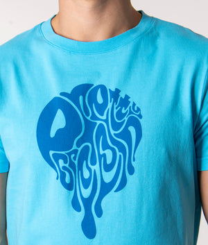 Melted-Logo-T-Shirt-Blue-Pretty-Green-EQVVS