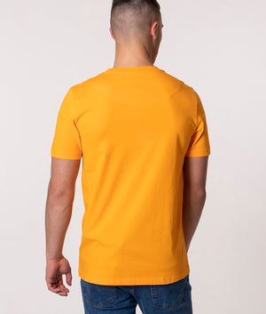 Melted-Logo-T-Shirt-Orange-Pretty-Green-EQVVS
