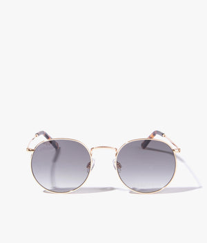 Lennon Round Sunglasses Gold Pretty Green EQVVS