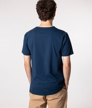 Slim Fit Alloway Paisley Embroidered T-Shirt | Blue | Pretty Green | EQVVS