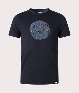 Alloway Paisley Logo T-Shirt in Black, EQVVS. 