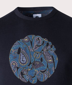 Alloway Paisley Logo T-Shirt in Black, EQVVS.