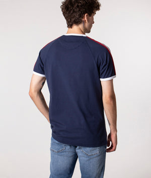 Slim Fit Tilby Ringer T-Shirt | Navy | Pretty Green | EQVVS
