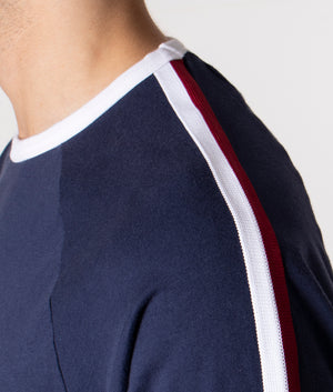 Slim Fit Tilby Ringer T-Shirt | Navy | Pretty Green | EQVVS