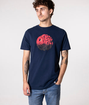 Flare Logo T-Shirt | Navy | Pretty Green | EQVVS