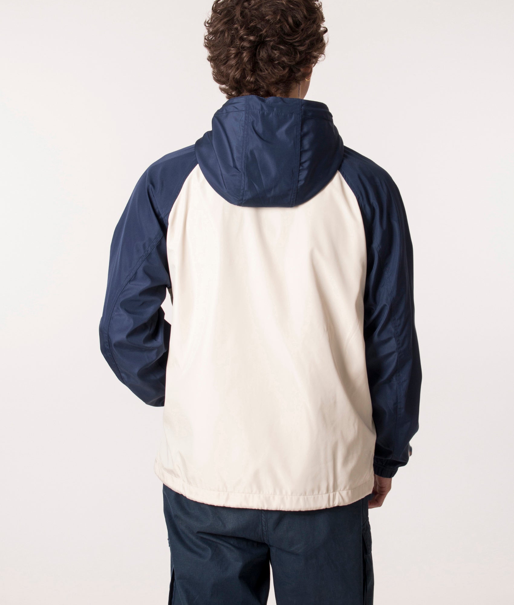 Pretty Green Tilby Colourblock Overhead Jacket in Navy, EQVVS.