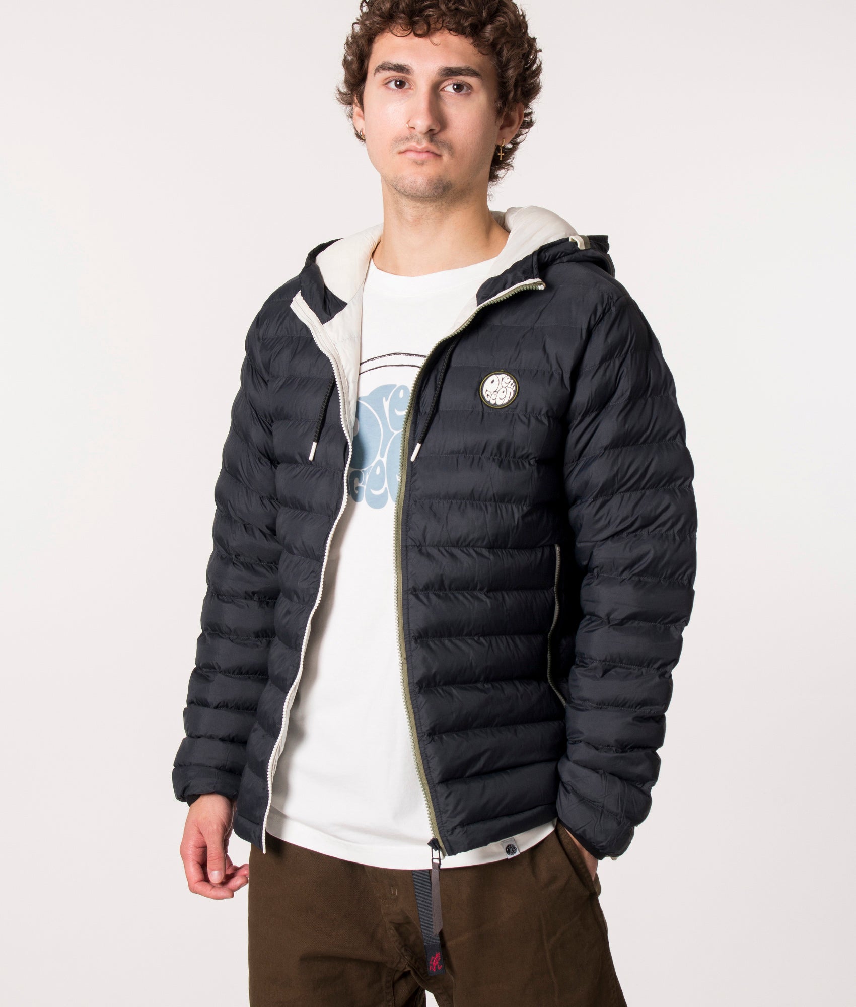 Pretty Green Tilby Quilted Jacket in Black, EQVVS. 
