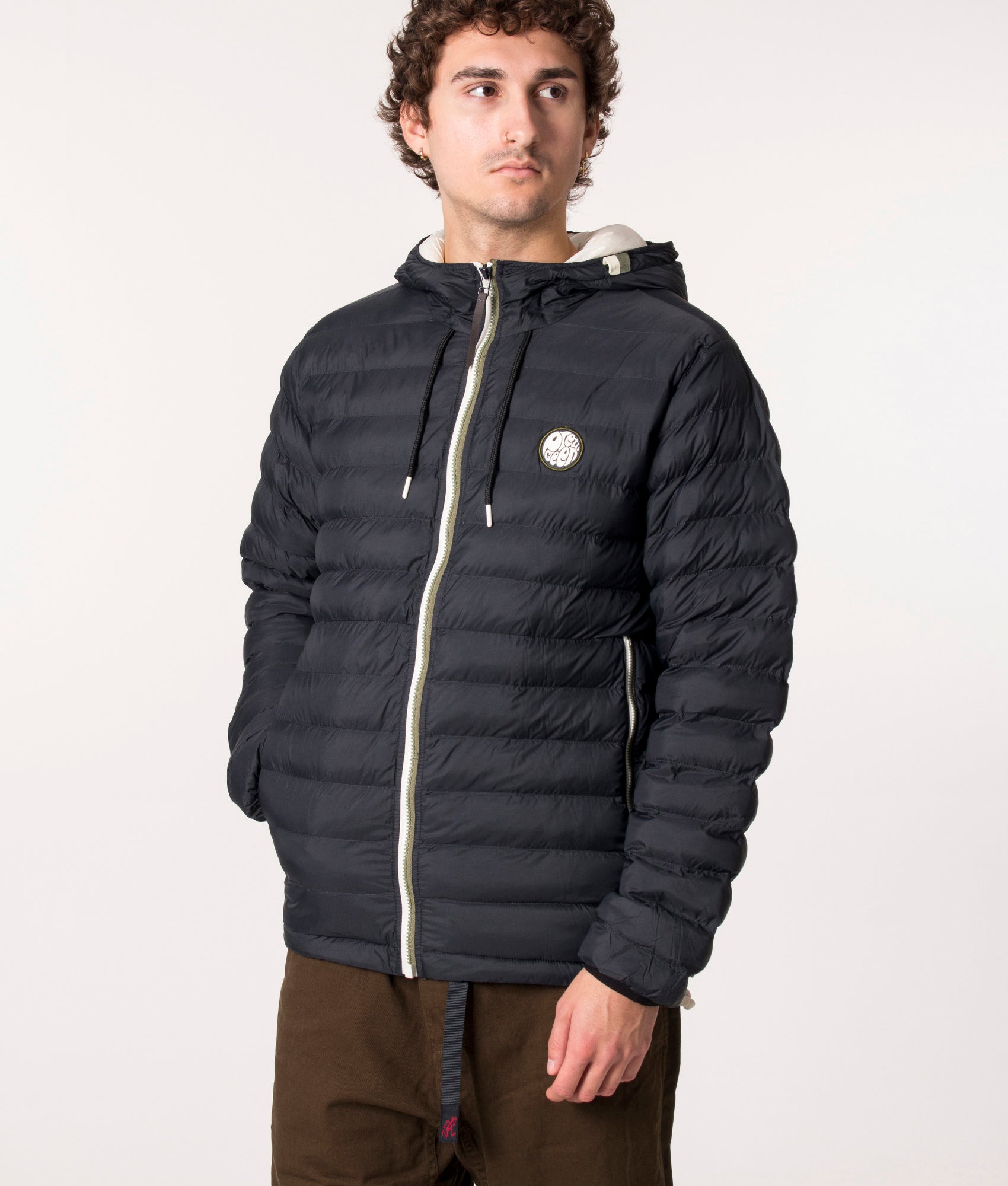 Pretty Green Tilby Quilted Jacket in Black, EQVVS.