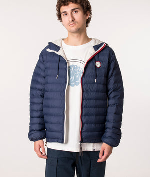 Pretty Green Tilby Quilted Jacket in Navy, EQVVS 