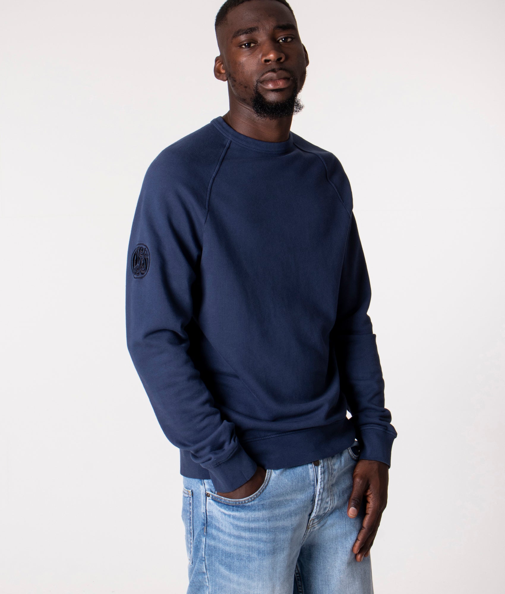Standards-Sweatshirt-Navy-Pretty-Green-EQVVS