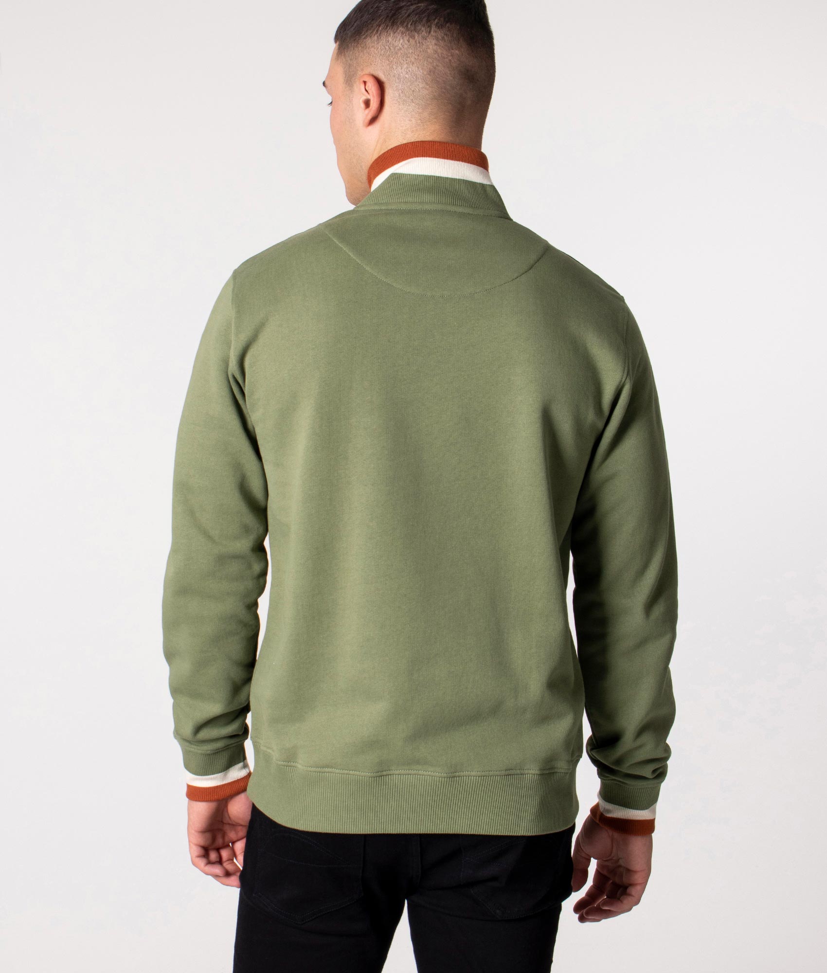 Quarter-Zip-Tilby-Sweatshirt-Green-Pretty-Green-EQVVS