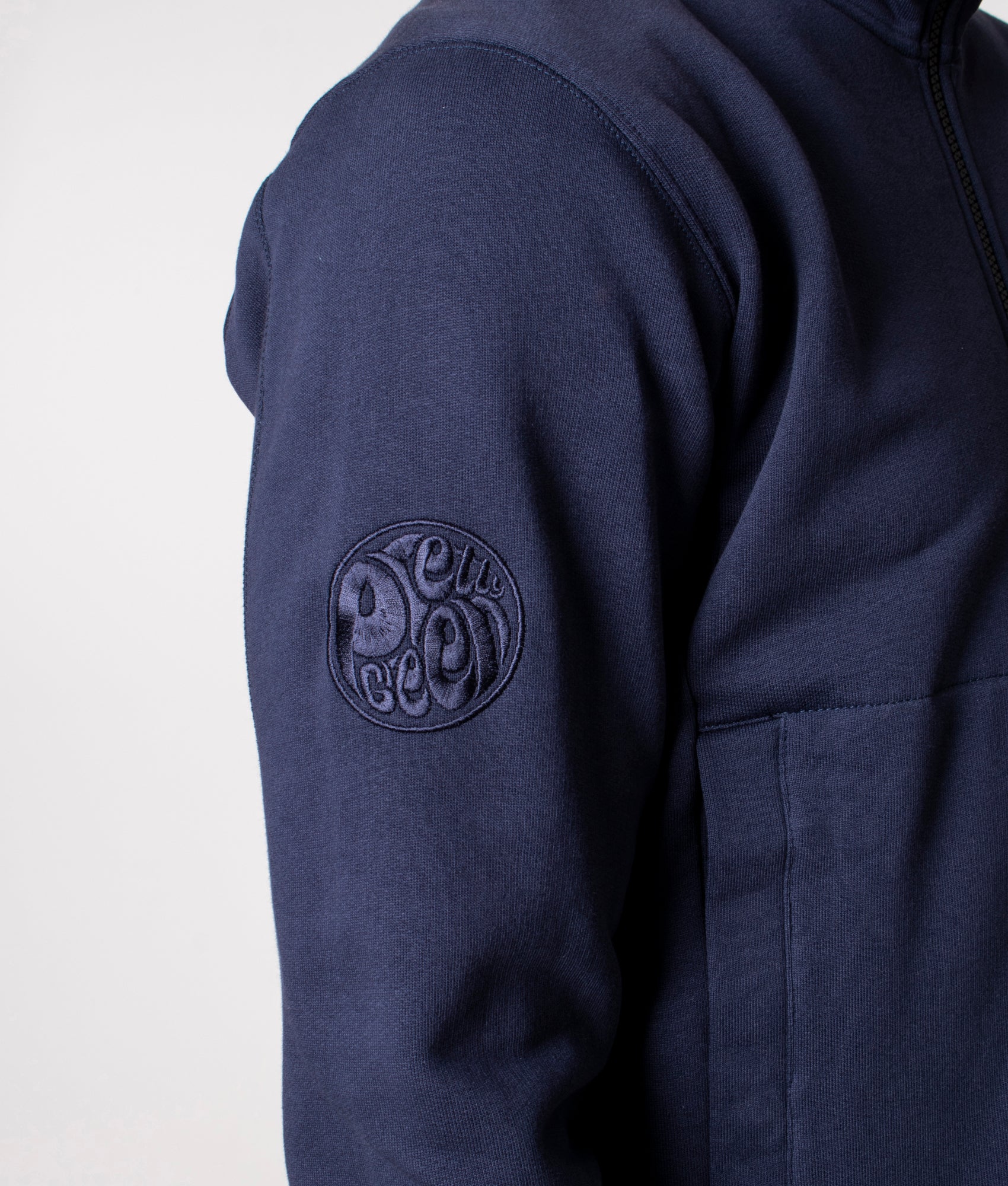 Quarter-Zip-Celestial-Sweatshirt-Navy-Pretty-Green-EQVVS