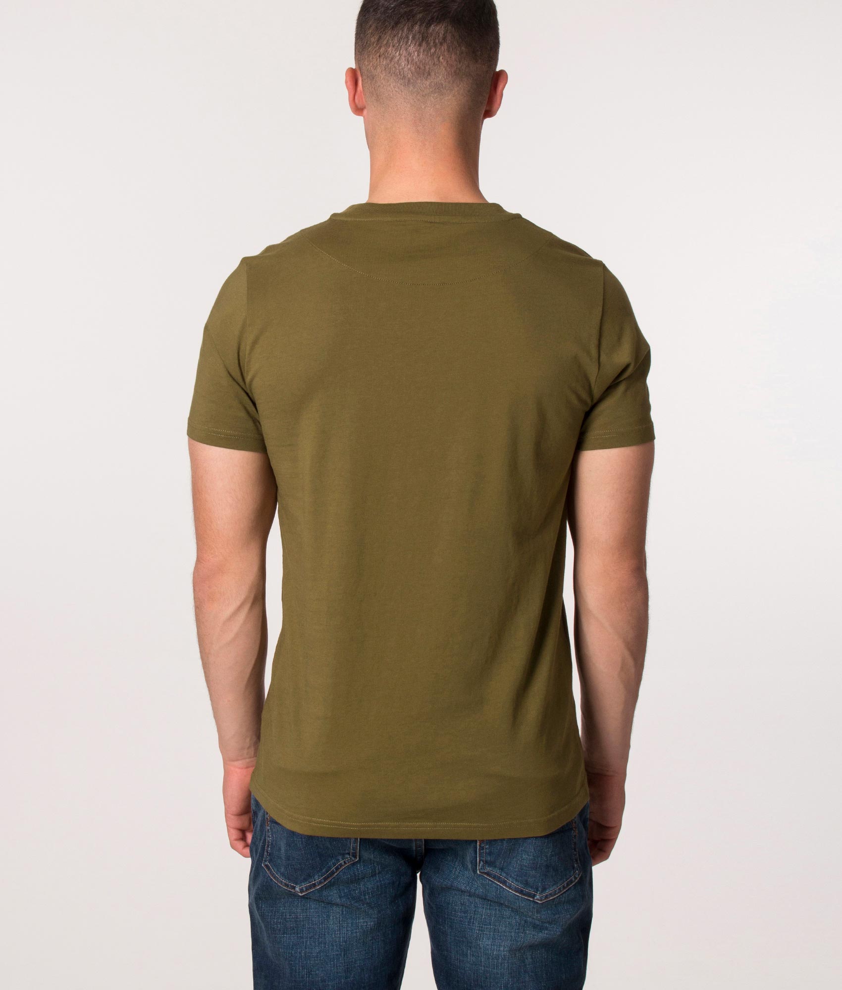 Slim-Fit-Mitchell-T-Shirt-Dark-Green-Pretty-Green-EQVVS