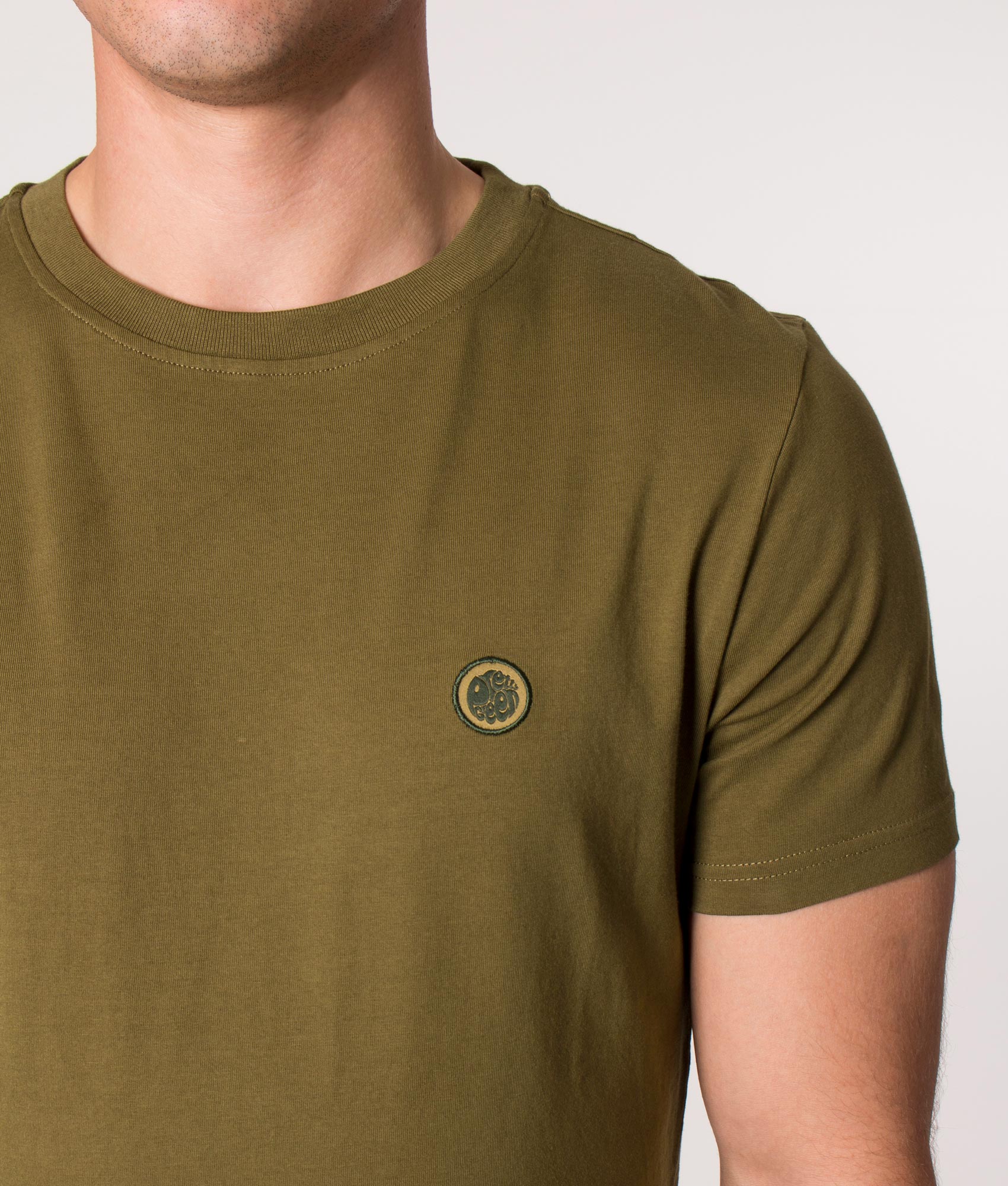 Slim-Fit-Mitchell-T-Shirt-Dark-Green-Pretty-Green-EQVVS