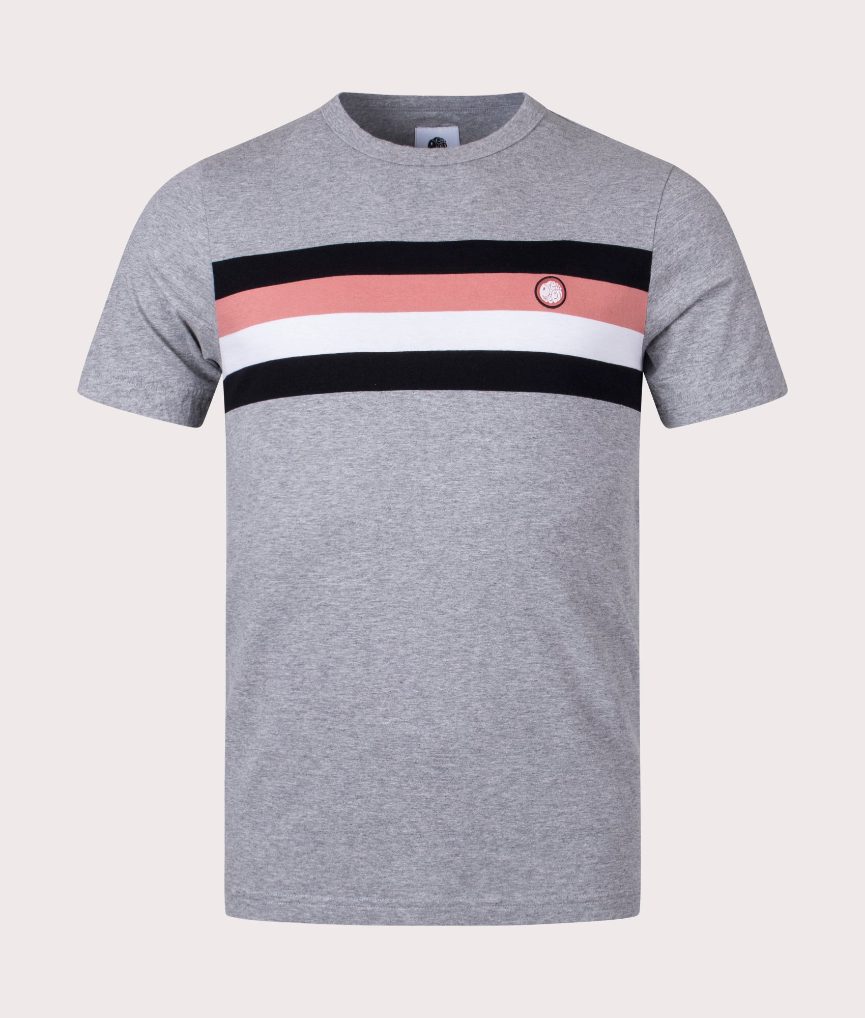 Slim-Fit-Tilby-Chest-Stripe-T-Shirt-Grey-Marl-Pretty-Green-EQVVS
