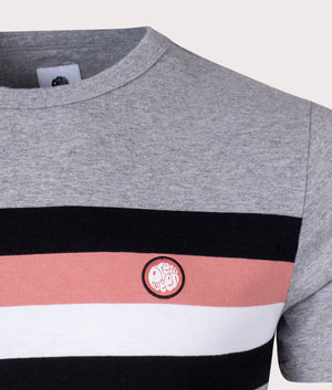 Slim-Fit-Tilby-Chest-Stripe-T-Shirt-Grey-Marl-Pretty-Green-EQVVS