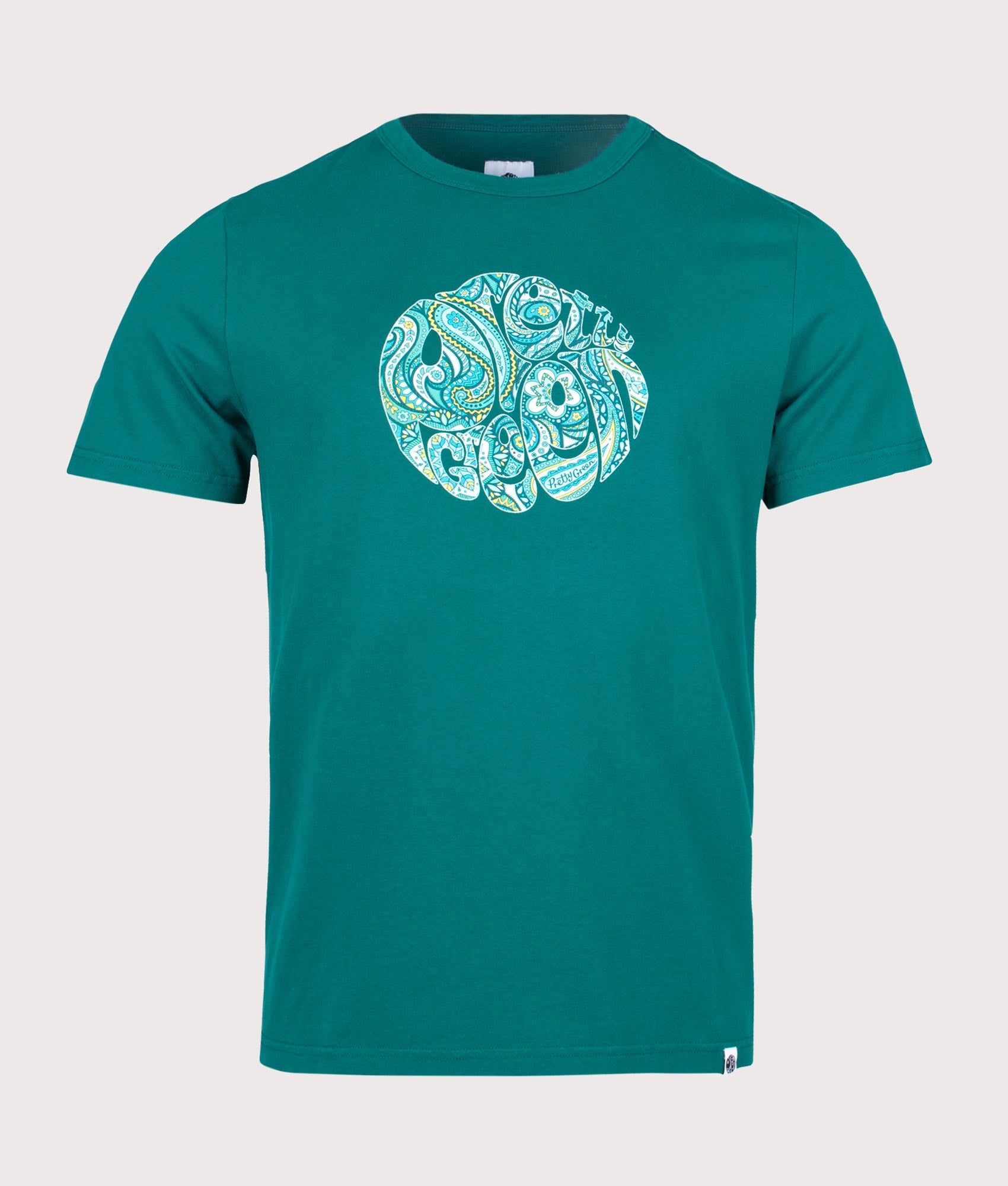 Slim-Fit-Itchycoo-Paisley-Printed-Logo-T-Shirt-Green-Pretty-Green-EQVVS