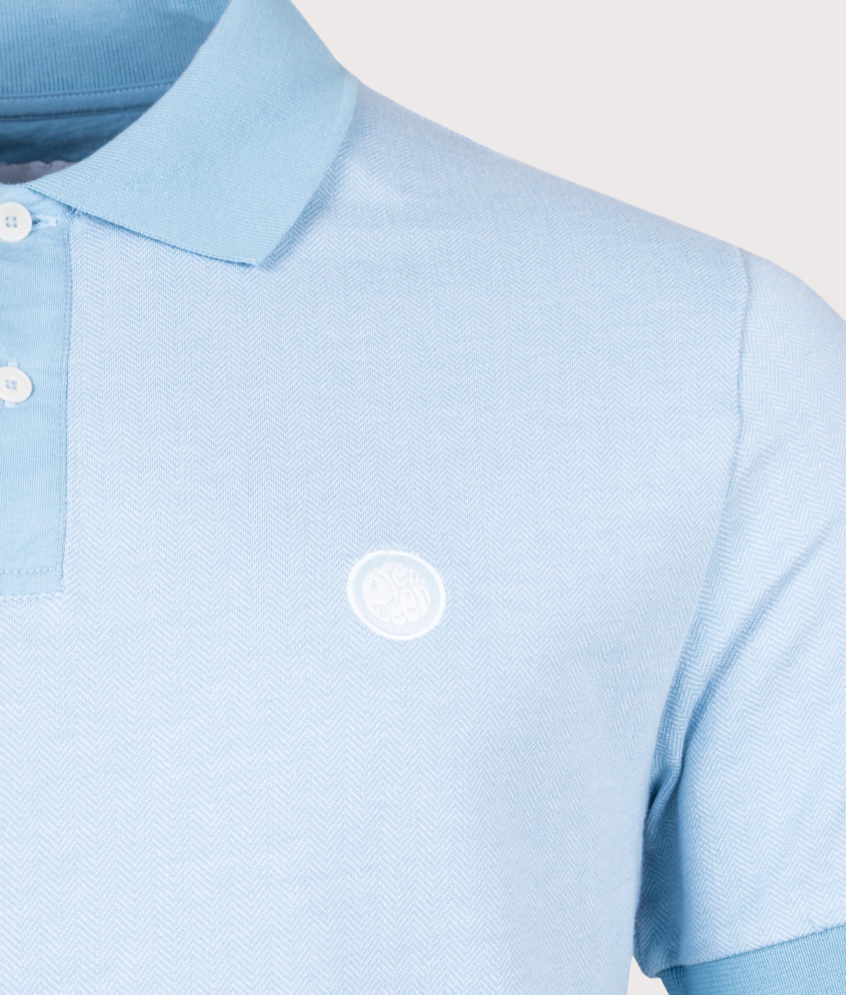 Herringbone Polo Shirt