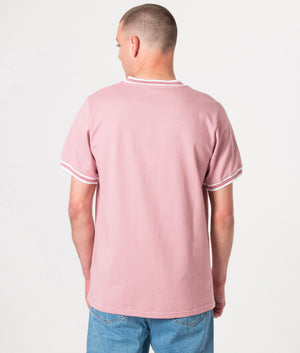 Textured-T-Shirt-Pink-Pretty-Green-EQVVS