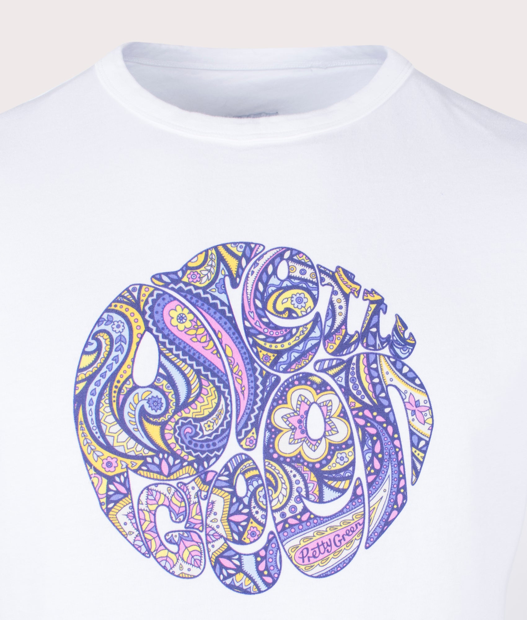 Slim-Fit-Festival-Paisley-Printed-Logo-T-Shirt-White-Pretty-Green-EQVVS