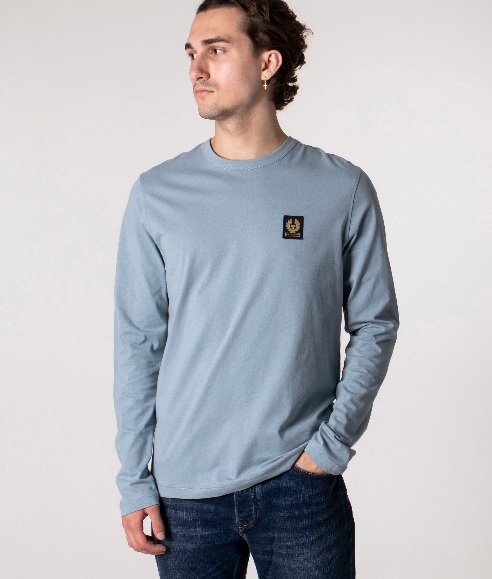 Long-Sleeved-Belstaff-T-Shirt-Arctic-Blue-Belstaff-EQVVS