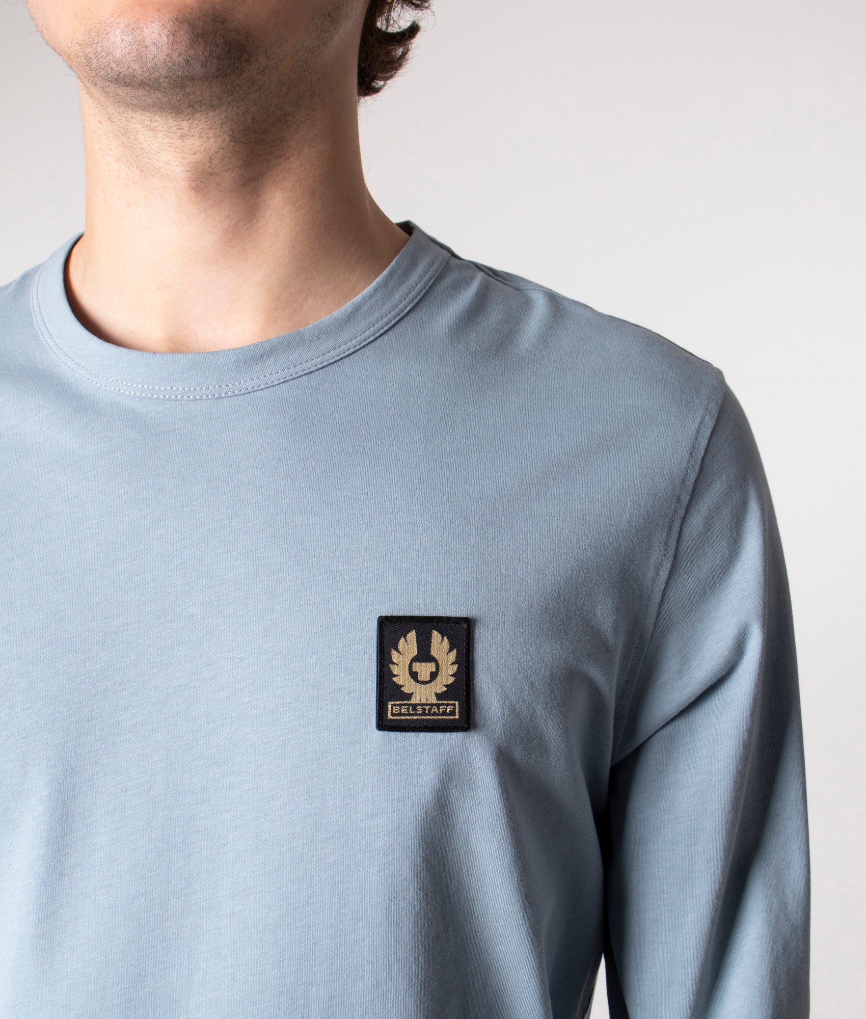 Long-Sleeved-Belstaff-T-Shirt-Arctic-Blue-Belstaff-EQVVS