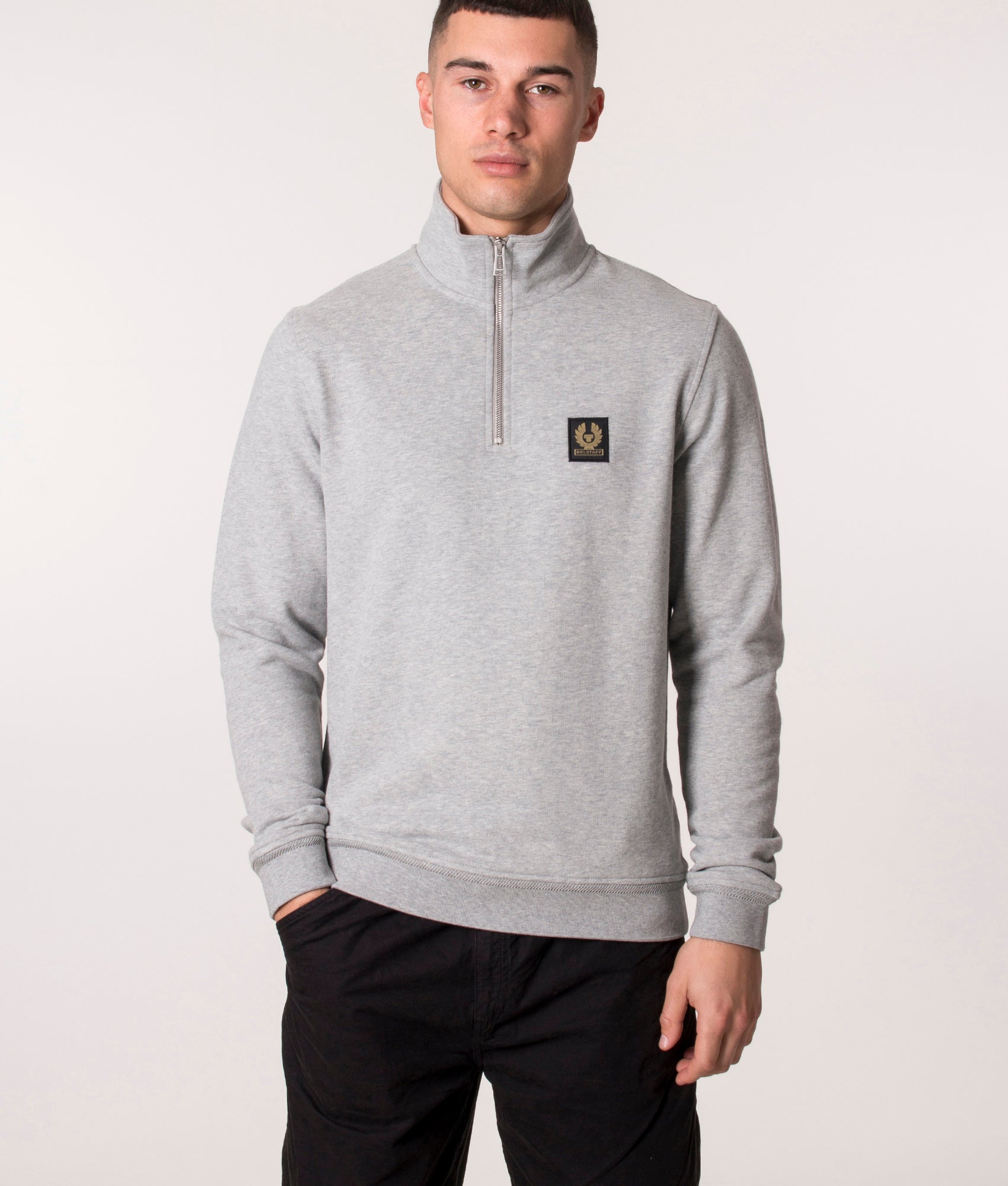 Belstaff-Quarter-Zip-Sweatshirt-Grey-Melange-Belstaff-EQVVS