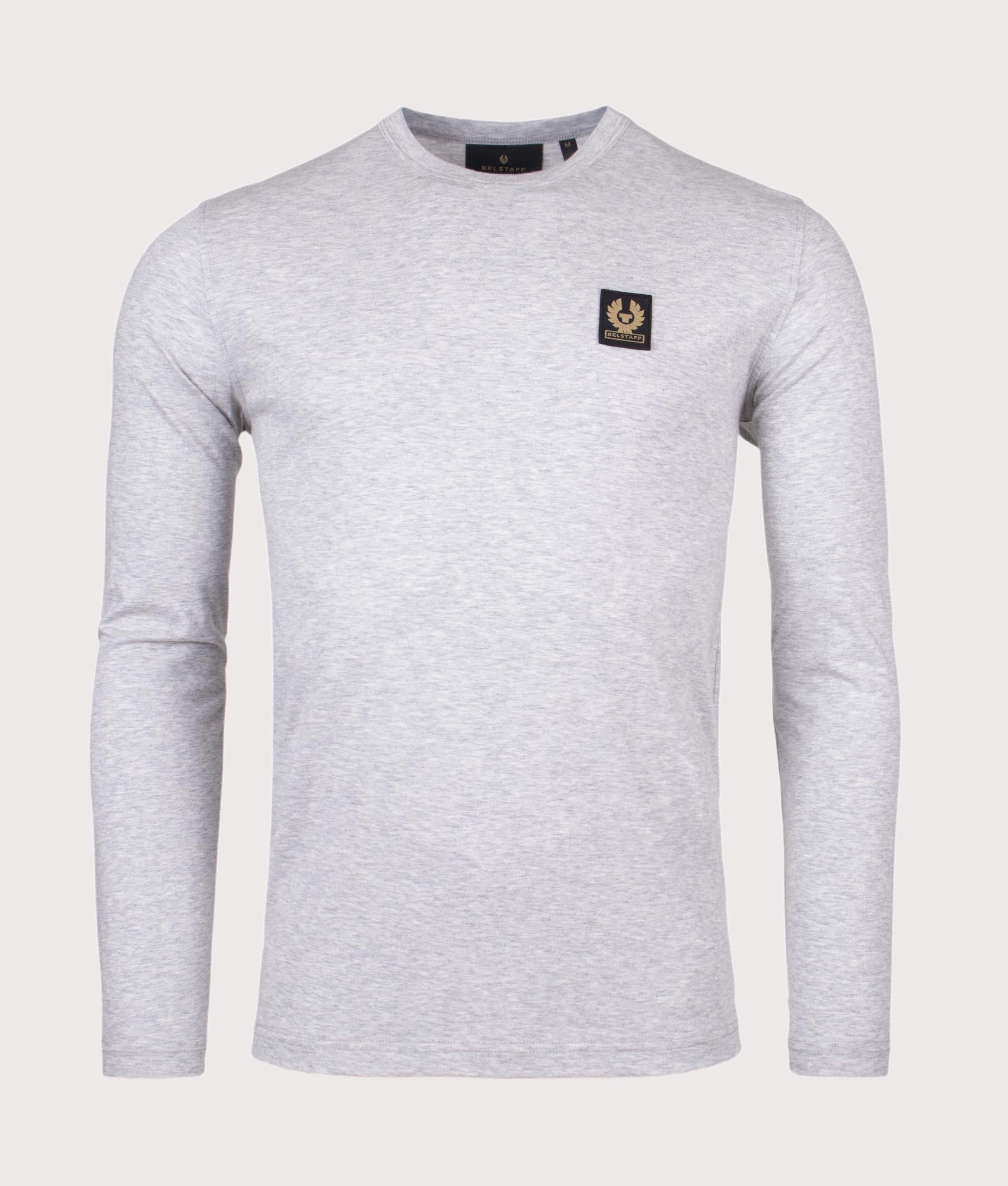 Slim-Fit-Long-Sleeved-Belstaff-T-Shirt-Old-Silver-Heather-Belstaff-EQVVS