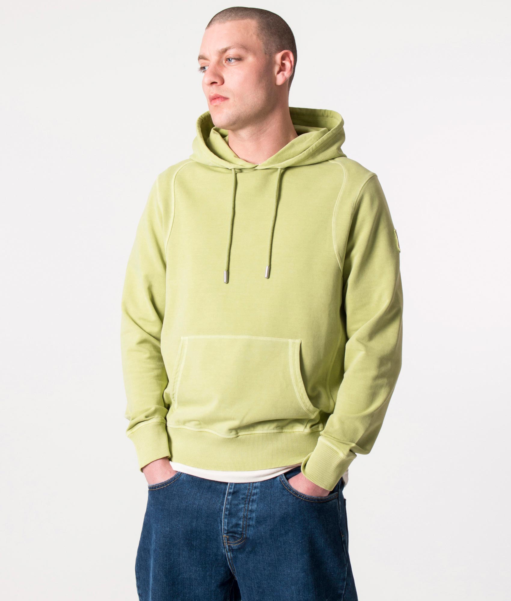 Gauge-Hoodie-Lime-Yellow-Belstaff-EQVVS