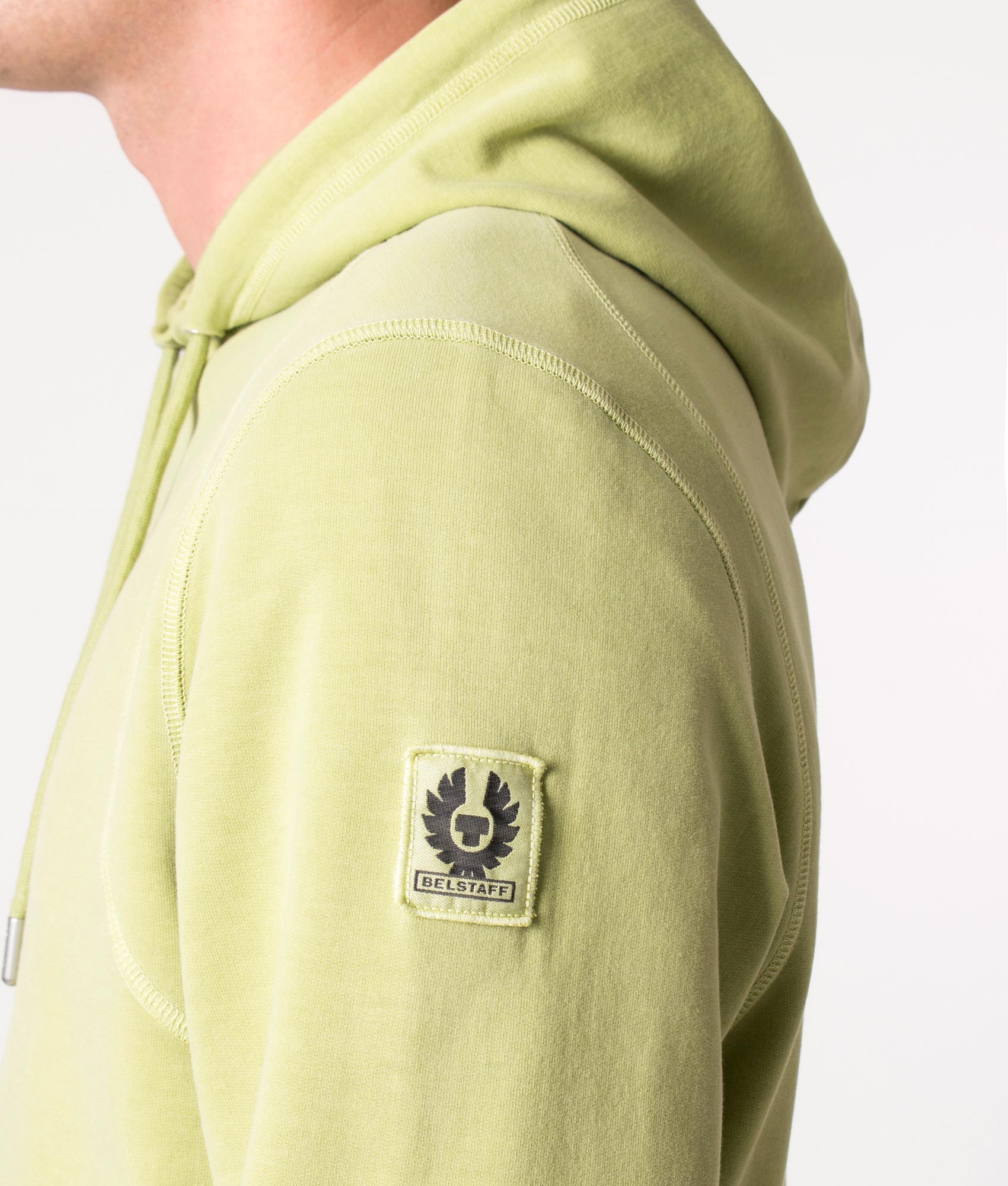 Gauge-Hoodie-Lime-Yellow-Belstaff-EQVVS