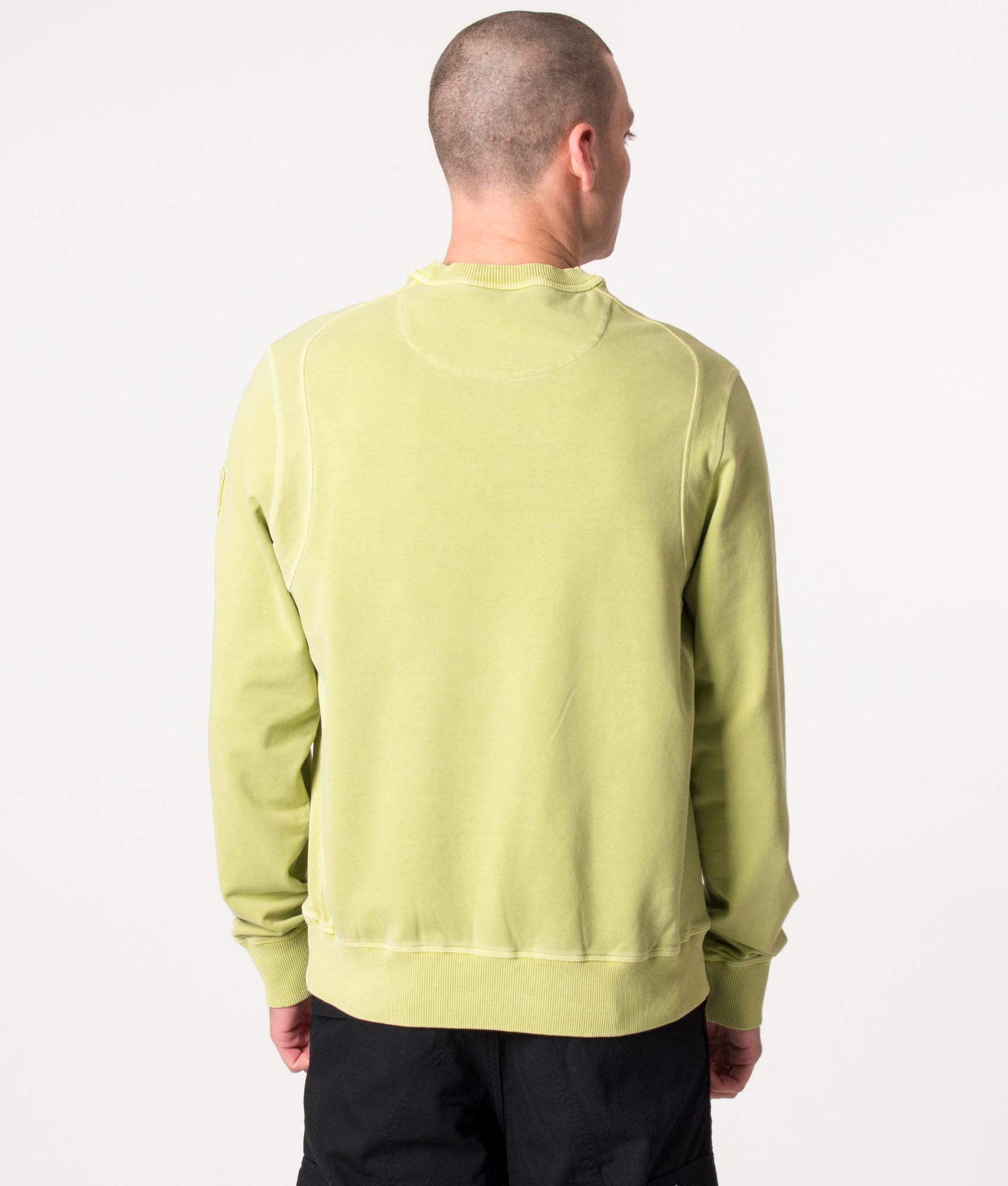 Gibe-Sweatshirt-Lime-Yellow-Belstaff-EQVVS