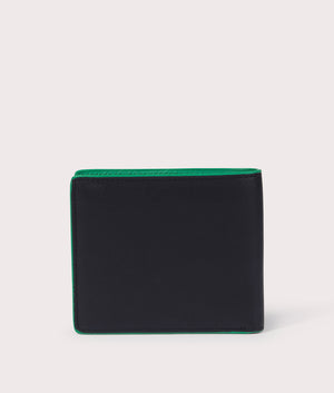 Zebra Billfold Wallet in Black by PS Paul Smith at EQVVS back image